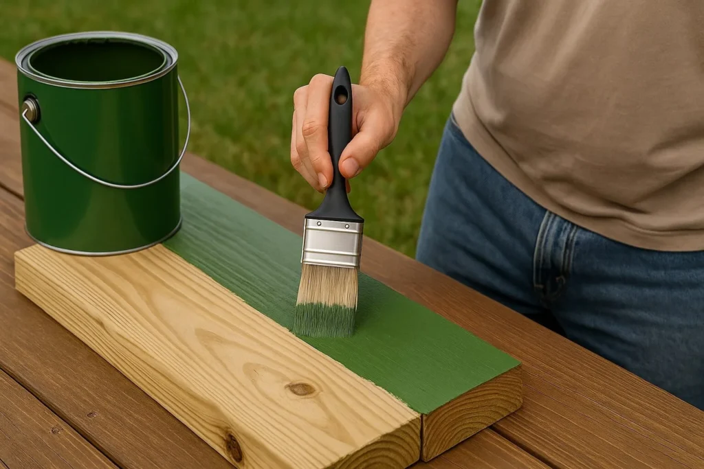 Can You Paint Treated Lumber