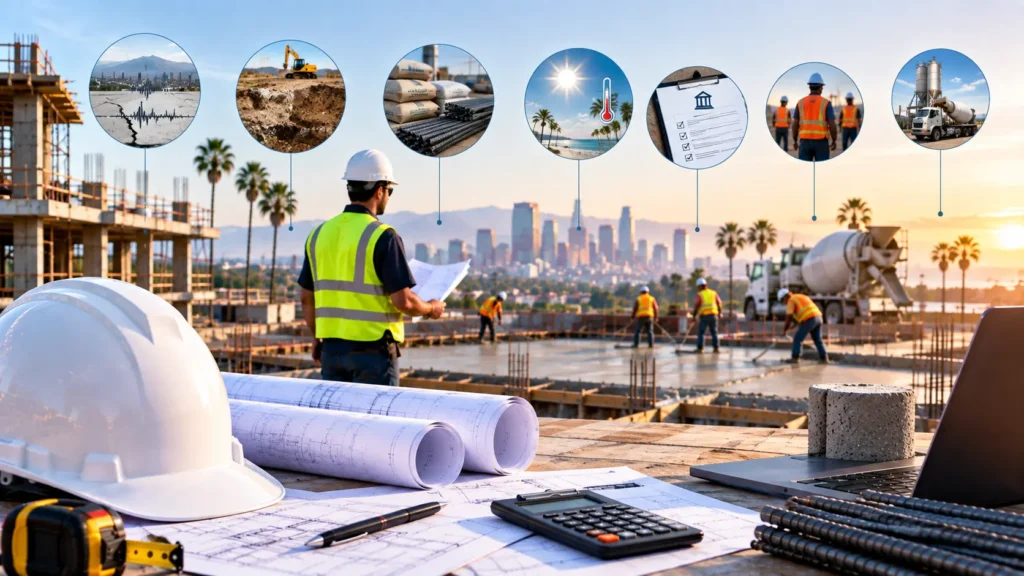 7 Factors That Affect Concrete Estimating Accuracy in California